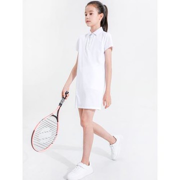 【4折專區】女童網球裙連衣裙速干運動服大童polo連衣裙2025夏薄