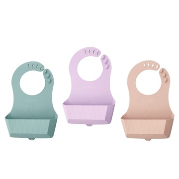 【無毒農粥寶寶】｜粥寶嚴選｜2angels矽膠鑽石圍兜