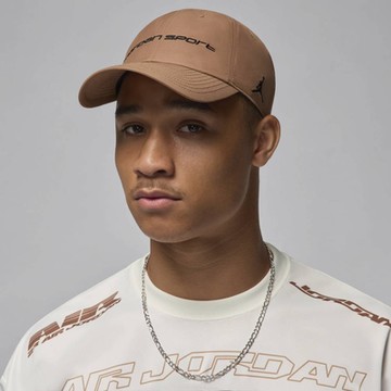 NIKE U J DF CLUB CAP US CB 棒球帽-咖啡色-FZ2020223