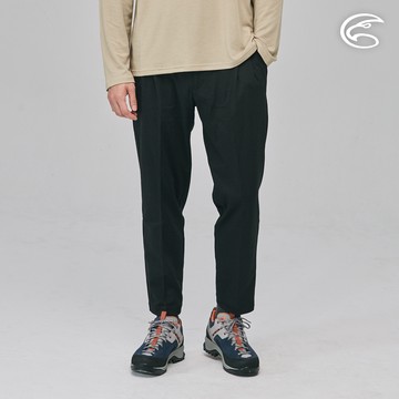 ADISI 男混紡羊毛快乾恆溫保暖錐型褲AP2221005 (S-2XL) 黑玉色｜城市綠洲