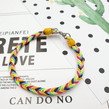 Y-61泰國蠶絲蠟線(七股編織) @顏色可自行搭配 衝浪腳繩 幸運手環