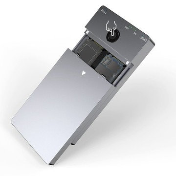 Starcopia NVMe M.2 雙槽複製器離線克隆硬碟機