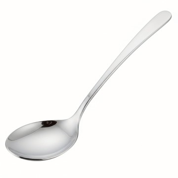 妃妃嚴選 304不鏽鋼個人湯勺  20 x 5.7cm  長款 銀色  1支