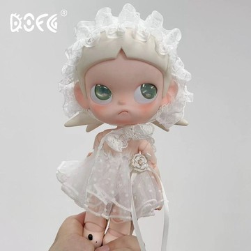 zsiga嘎子姐小玉春日波點半身裙6分bjd裙子長腿kitty換裝配件娃衣生日禮物 禮物