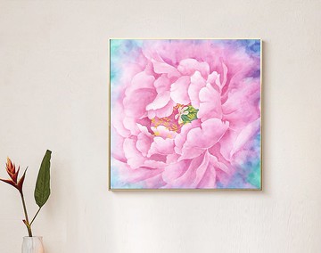 雍容華貴牡丹花掛畫-客廳背景牆/臥室/喬遷禮/新年佈置/新居禮物