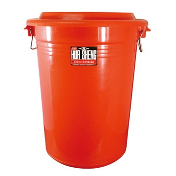 萬能桶106L/桔色/直徑56x高67.5cm/含蓋/個