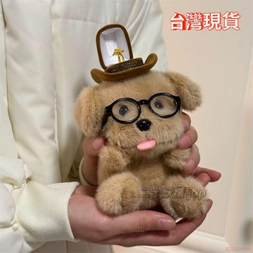 台灣出貨12H😻療癒禮物 新款調皮小狗藏驚喜戒指盒復古精緻便攜玩偶擺件收納驚喜首飾盒女旋轉禮盒彈開禮盒調皮狗藏驚喜戒指盒