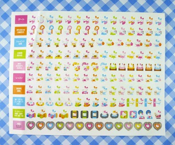 【震撼精品百貨】Hello Kitty 凱蒂貓 重點貼紙-飛機(M) 震撼日式精品百貨