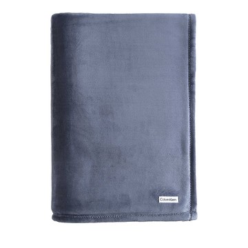 Calvin Klein Core Plush Solid Blanket, Queen
