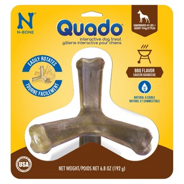 Quado Q樂多 巨型趣味互動潔牙骨  192g  1個  BBQ風味