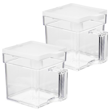 inomata 2入組 透明調味盒  400ml  1組