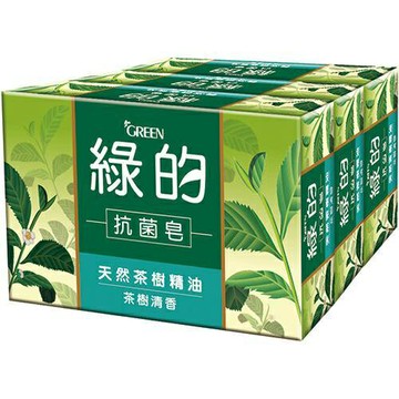 GREEN綠的 抗菌皂-茶樹清香(100g*3入) [大買家]