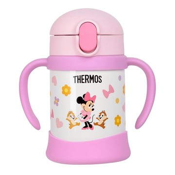 THERMOS 膳魔師 FHV-250DS-LP 不鏽鋼兒童學習杯 (9+個月) 米妮圖案 保冷專用  粉色  1個  250ml