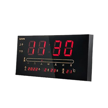 KINYO LED數位萬年曆電子鐘 /TD-290