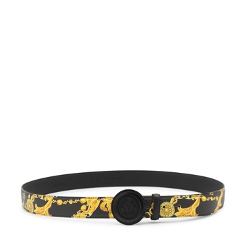 Versace Jeans Couture - Black And Yellow Leather Belt