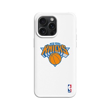 iPhone 15 Pro Max SolidX 白 - NBA - Logo-紐約尼克 New York Knicks