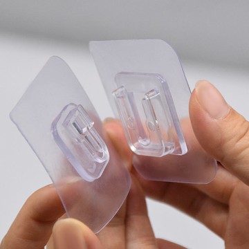 免打孔無痕子母卡扣承重吸盤牙刷架免釘掛架納米隨手貼多功能壁掛