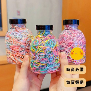 mori🎀mori現貨當天出貨🎀兒童髮圈 綁頭髮 橡皮筋 彩色髮圈  高彈力 一次性橡皮筋 編髮小皮筋 不傷髮 大包裝