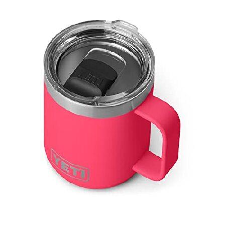 YETI Rambler 10 oz Stackable Mug, Vacuum Insulated, Stainless Steel with MagSlider Lid, Bimini Pink並行輸入