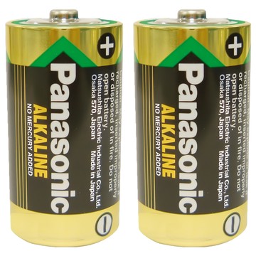 Panasonic 鹼性電池2號  2顆  1組