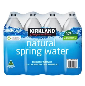 Kirkland Signature 科克蘭 泉水1.5公升 X 12瓶