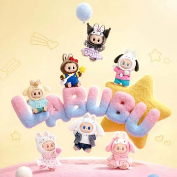 【盲盒】POP MART THE MONSTERSx三麗鷗家族系列 毛絨掛件盲盒 泡泡瑪特 01202810193 [台灣現貨]