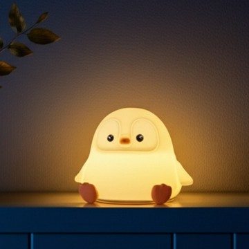 [窩在家] 企鵝抱抱・安心入夢燈 小夜燈 生日禮物 閨蜜 打氣
