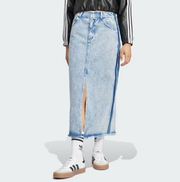 ADIDAS 長裙 KSENIA SKIRT 牛仔裙 休閒長裙 女 IW5665