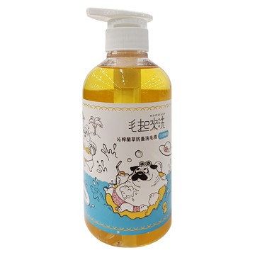 MAOUP 毛起來 草本養護 沁檸蘭草防蚤洗毛精 汪汪專用  500ml  1瓶