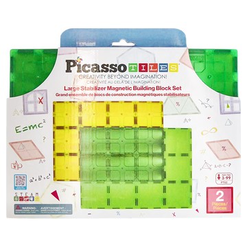 PicassoTILES 畢卡索 大型穩定磁力片積木  2塊  1盒