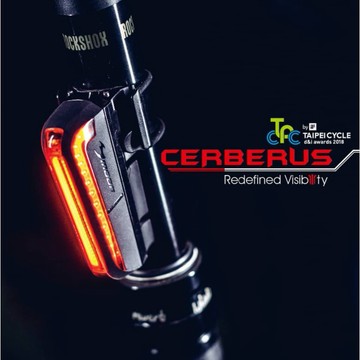 Moon【CERBERUS】尾燈廣角 扁管 三面 COB 自行車後車燈 後燈 USB typeC 充電 【MCRR】