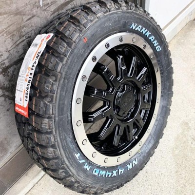 新品 ハスラー MR31S MR41S MR52S MR92S 14インチ タイヤホイール 4本セット 14×4.5J+43 100 4穴 ナンカン  FT-9 165/65R14 ホワイトレター マッドタイヤ | LINEショッピング