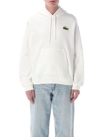 Lacoste Loose Fit Badge Accent Hoodie