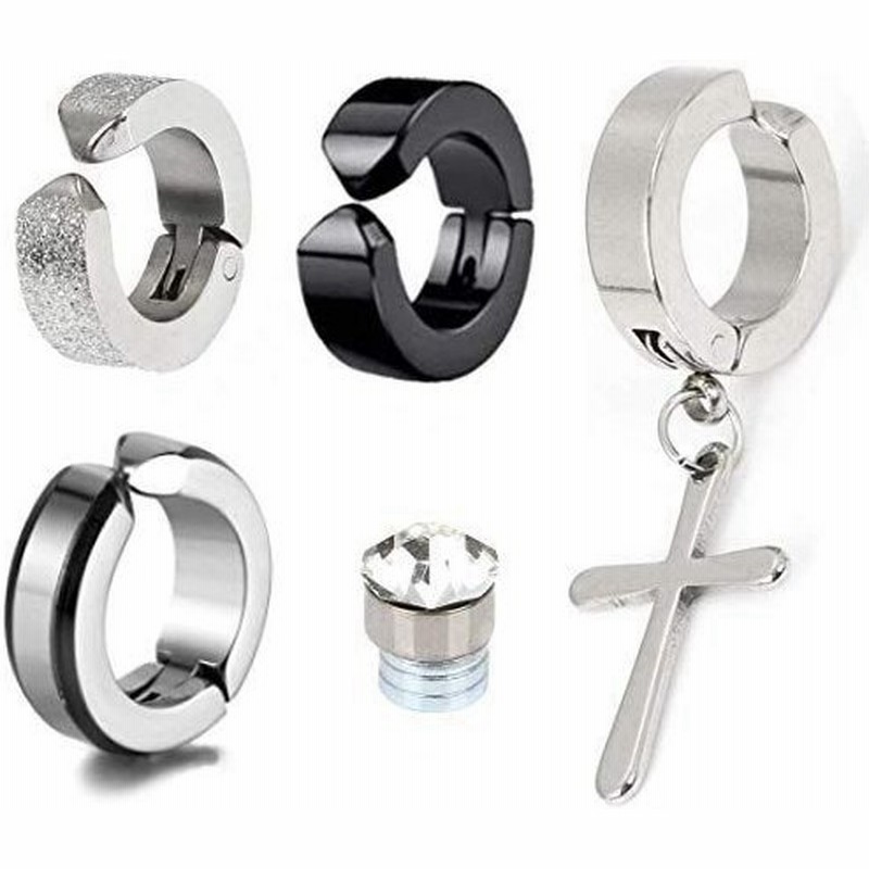 レッドダイス Red Dice フェイクピアス メンズピアス メンズ片耳用ピアス メンズ ブラック 黒 銀 シルバー かっこいい おしゃ 通販 Lineポイント最大get Lineショッピング