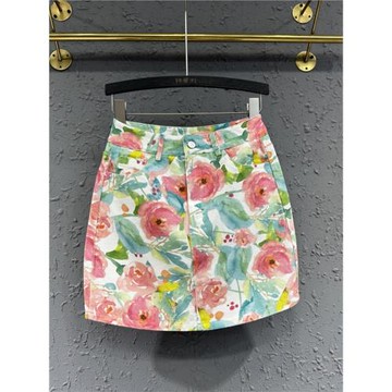 斷碼清倉牛仔半裙女歐洲站2025夏季新款高腰顯瘦設計感小眾A字裙