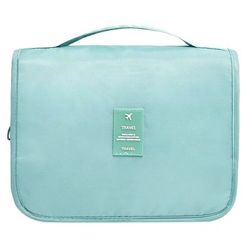 葉子小舖 旅行收納袋 洗漱包  24 x 9.5 x 18.5cm  天藍色
