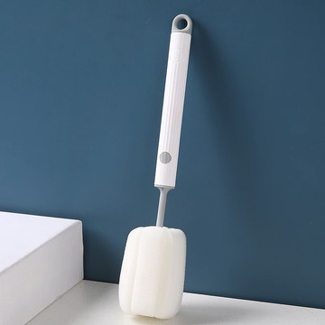 BOACUP 長柄海綿 杯刷  1支  白色