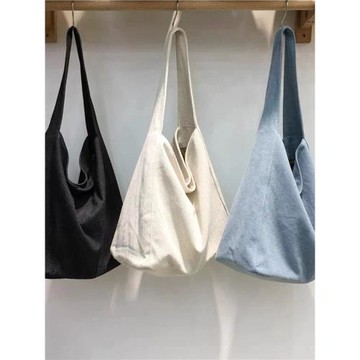 oazAO韓系大容量慵懶時尚簡約帆布牛仔包日常百搭上班通勤托特包