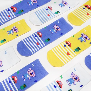 ZILA X Cabbage&Tyler 親子襪 - Cabbage 交通安全款