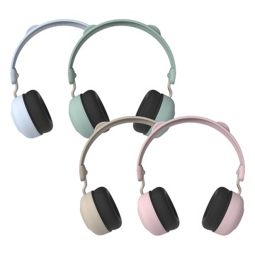 Kreafunk Buzz junior 兒童耳罩式耳機 - 裸色