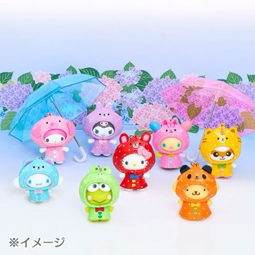 【三麗鷗Sanrio】雨衣造型 鑰匙圈盲盒(隨機出貨)(拆封不退)【墊腳石】