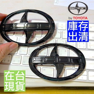TOYOTA 豐田 北美 SCION 黑色 改裝 車標 後標 YARIS ALTIS RAV4 VIOS CHR CC