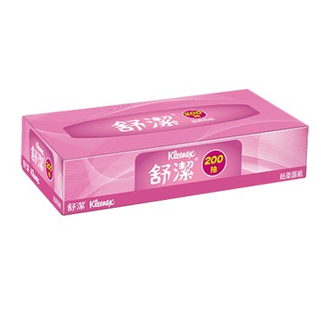 舒潔超柔大容量薄盒面紙/28201/200抽/40盒