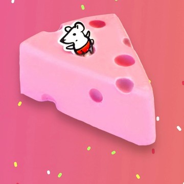 壽星最大+29元多一件【杏屋】七彩乳酪(草莓)(3.5吋)(90g)