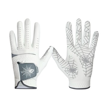 Gouft 男性用蜘蛛網機能高爾夫手套  左手用  灰色  1個