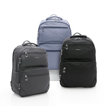 緹花尼龍系列 光影幾何 機能大容量 雙肩後背包 多色可選 灰色