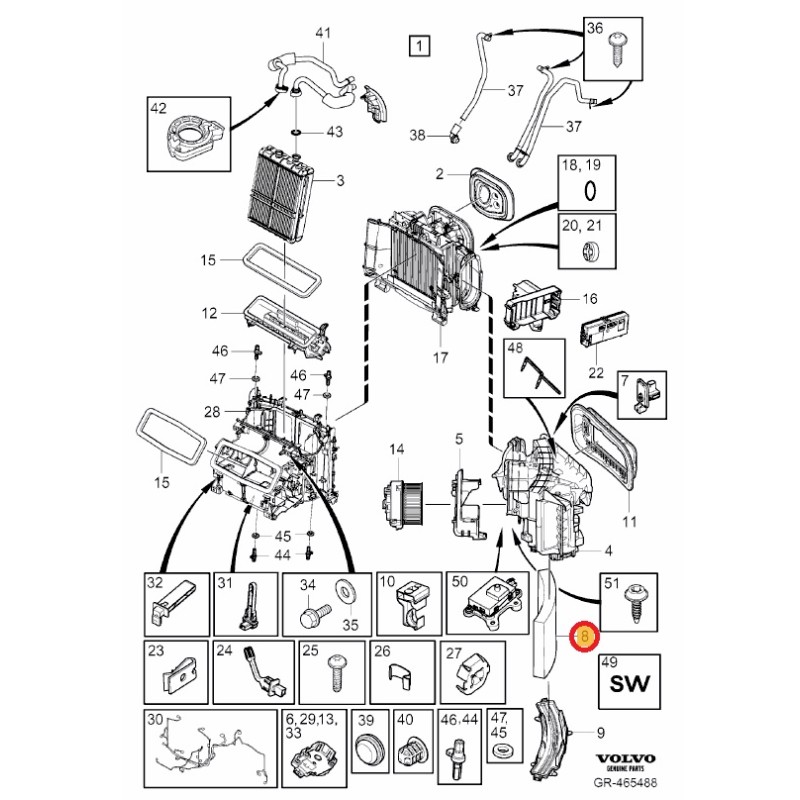 日産 デイズルークス DENSO クリーンエアフィルター 10個セット DCC8003 014535-1990 B21系 カーエアコン デンソー エアコンフィルター - 4