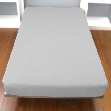 Yvonne Collection單人純棉床包-淺灰