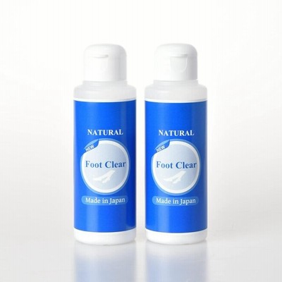 フットクリア (Foot Clear) 靴の消臭パウダー フットクリア (無香料 55g)×2本 日本製