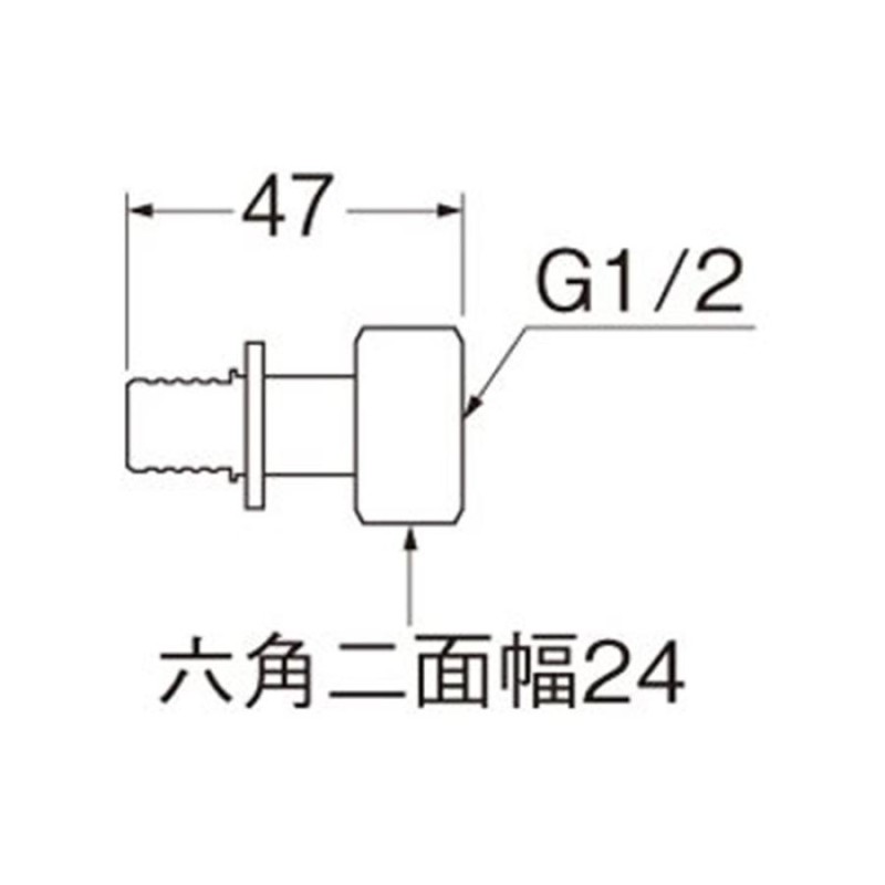 ダブルロックジョイント WJ18-1313-S ナット付きアダプター オンダ製作所